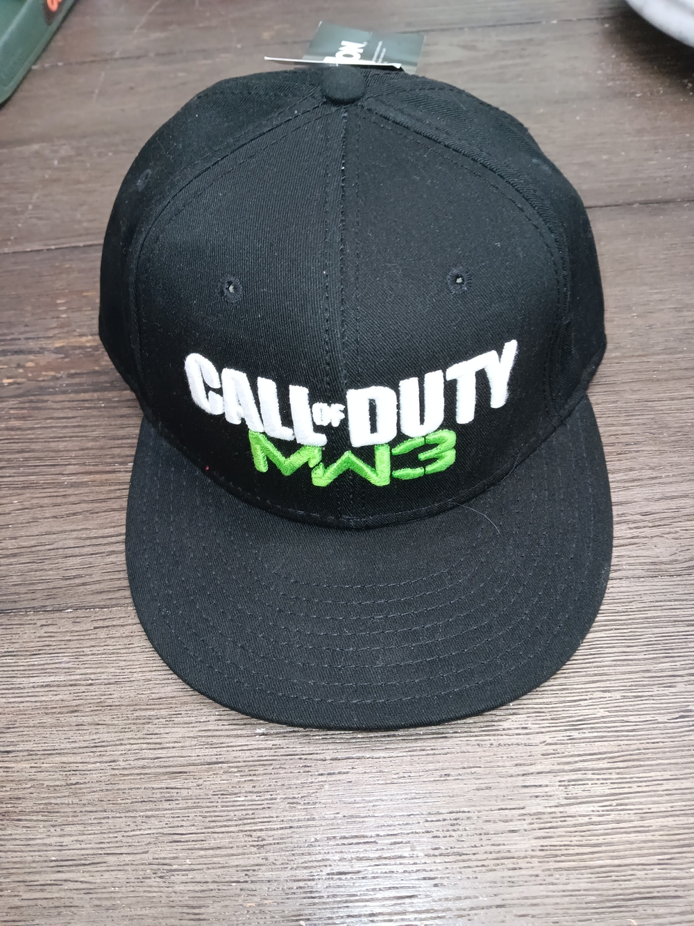Mens Size Small/Medium, Call of Duty MW3 Black Snapback Hat